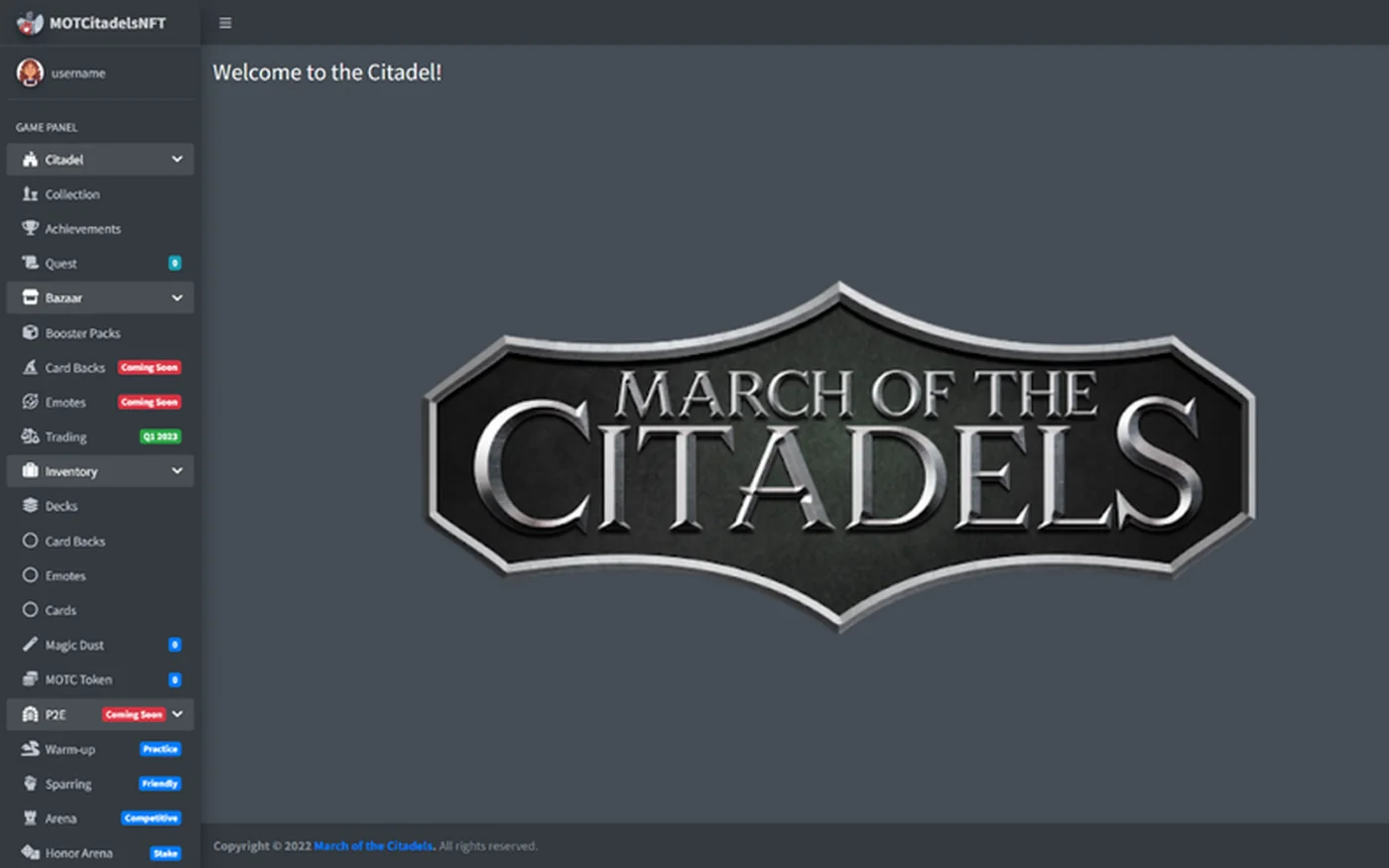 March of the Citadels — screenshot